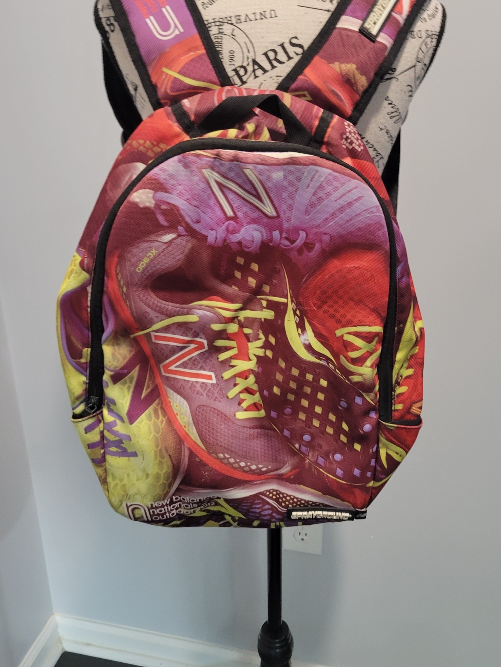 Vintage Sprayground x New Balance Nationals Outdoor 2012 backpack Great Cond.